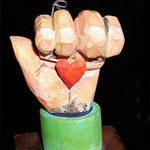 Hand in Love by Carlos Zapata