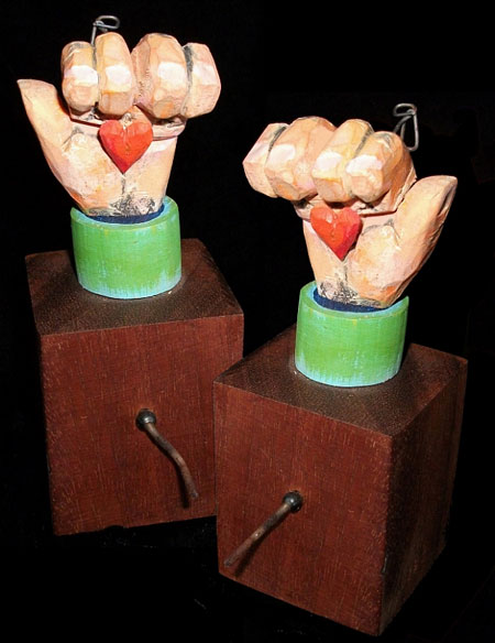 Hand in Love by Carlos Zapata