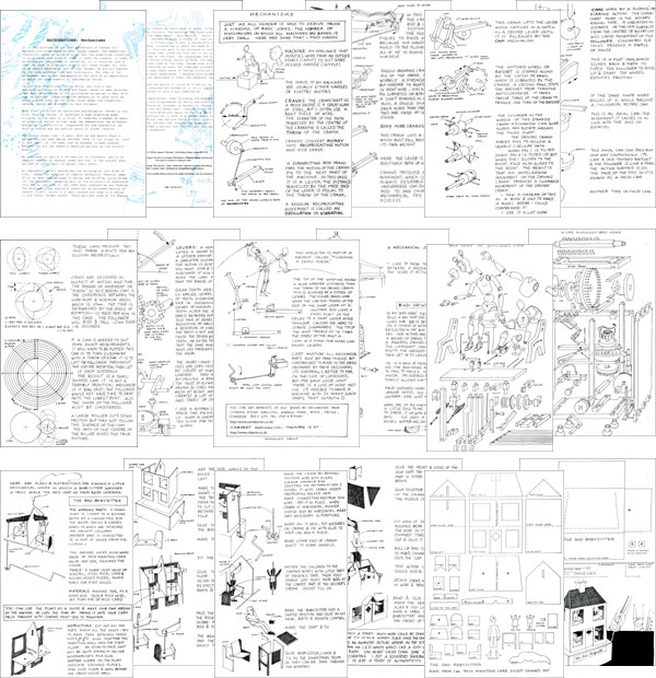 Mechanisms booklet by Paul Spooner
